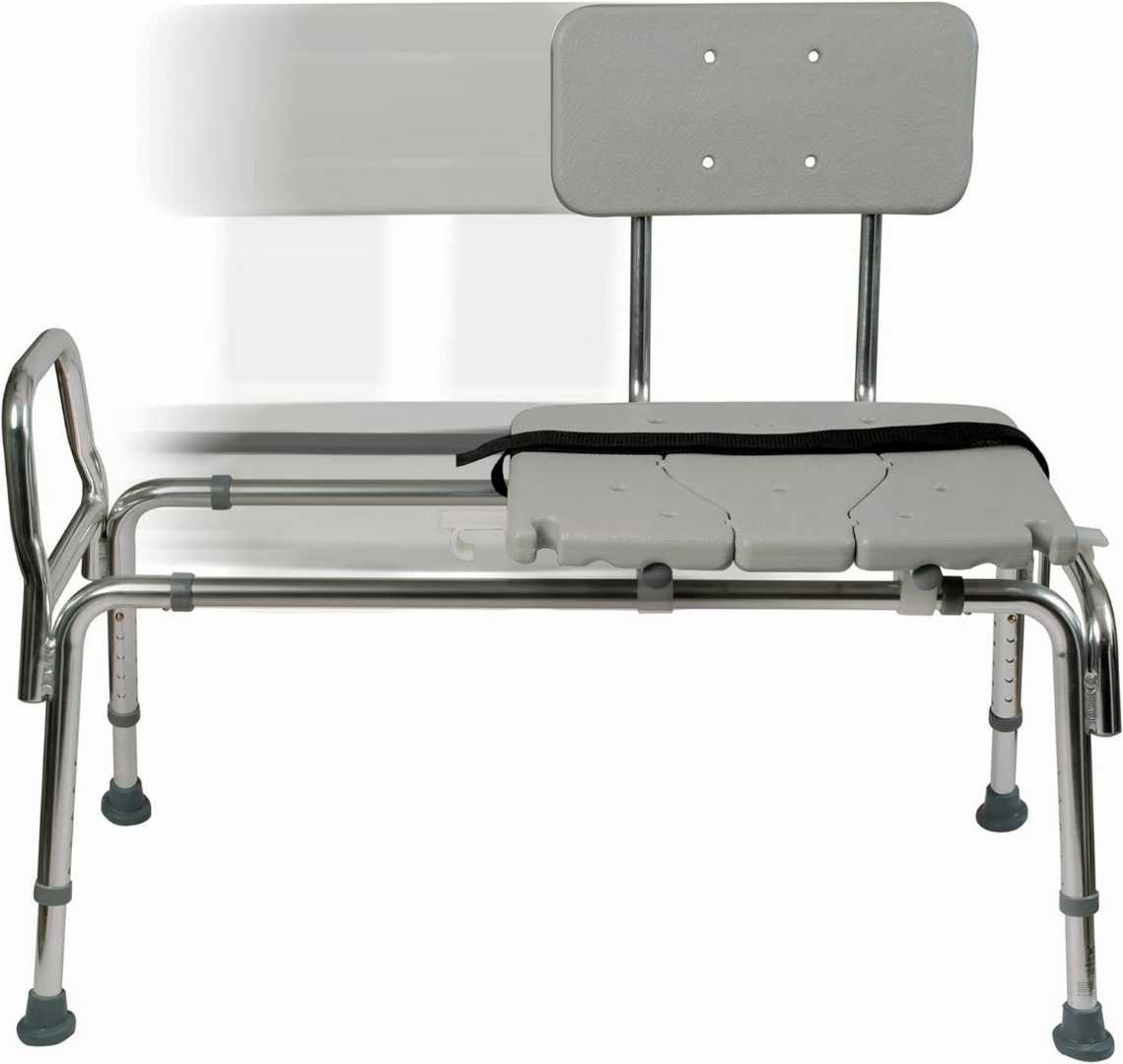 sliding shower chair for elderly, transfer bench for bathtub, bath transfer chair for seniors, handicap tub transfer bench, tub transfer bench with backrest, shower transfer bench for disabled