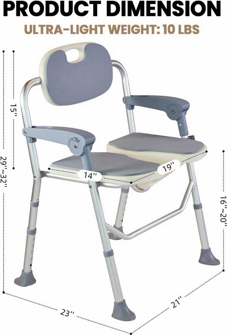 Folding Shower Chair , private wash shower chair , Lightweight Shower chair, Adjustable height shower chair, heavy duty shower chair for seniors,compact shower chair for elderly