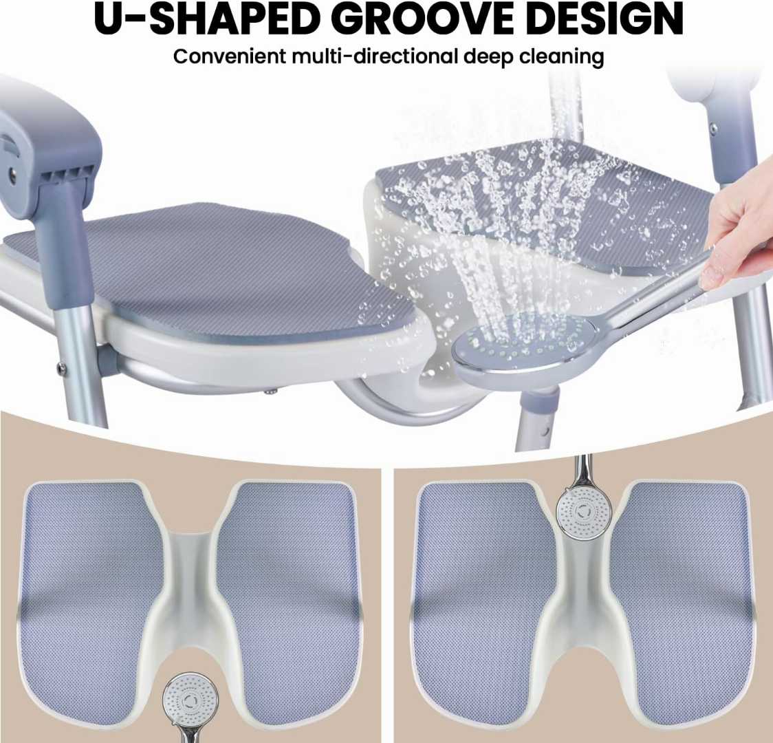 Folding Shower Chair , private wash shower chair , Lightweight Shower chair, Adjustable height shower chair, heavy duty shower chair for seniors,compact shower chair for elderly
