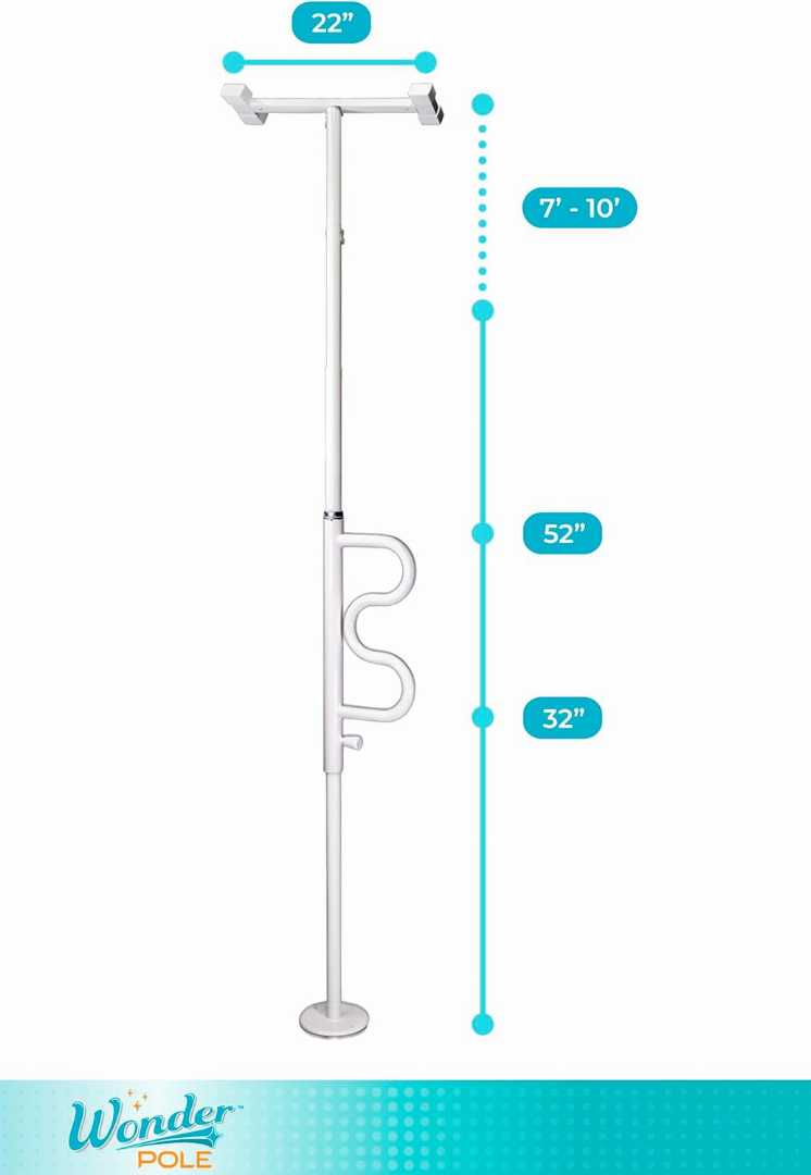 best security pole for elderly, adjustable height assist pole, bathroom safety pole for disabled adults, best standing assist pole for seniors, grab bar pole for seniors, standing assist pole
