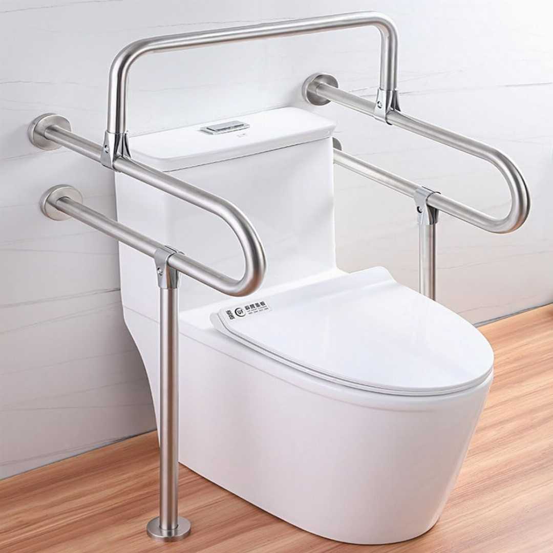 toilet handrails for seniors, wall mounted grab bar for seniors, toilet handrails for seniors with balance issues, handicap grab bar for bathroom wall, toilet and shower grab bar for seniors