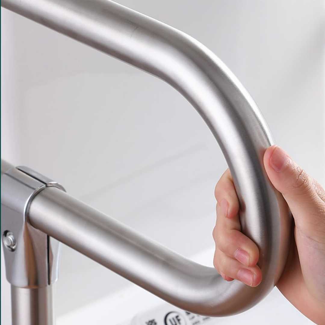 toilet handrails for seniors, wall mounted grab bar for seniors, toilet handrails for seniors with balance issues, handicap grab bar for bathroom wall,  toilet and shower grab bar for seniors
