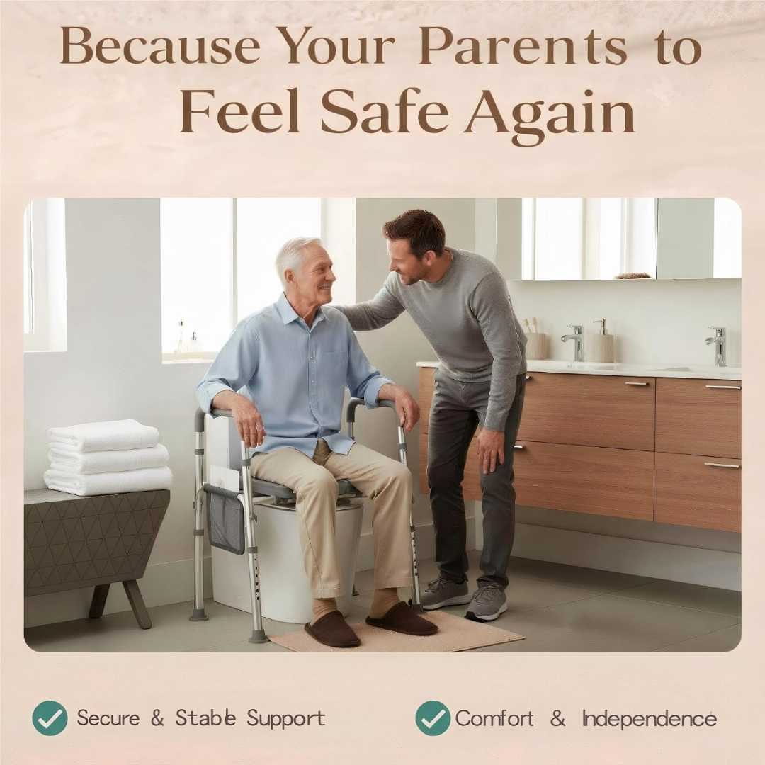 Commode Chair,Commode Chair for seniors,toilet seat riser for seniors, toilet seat riser for disabled, extra wide toilet seat riser