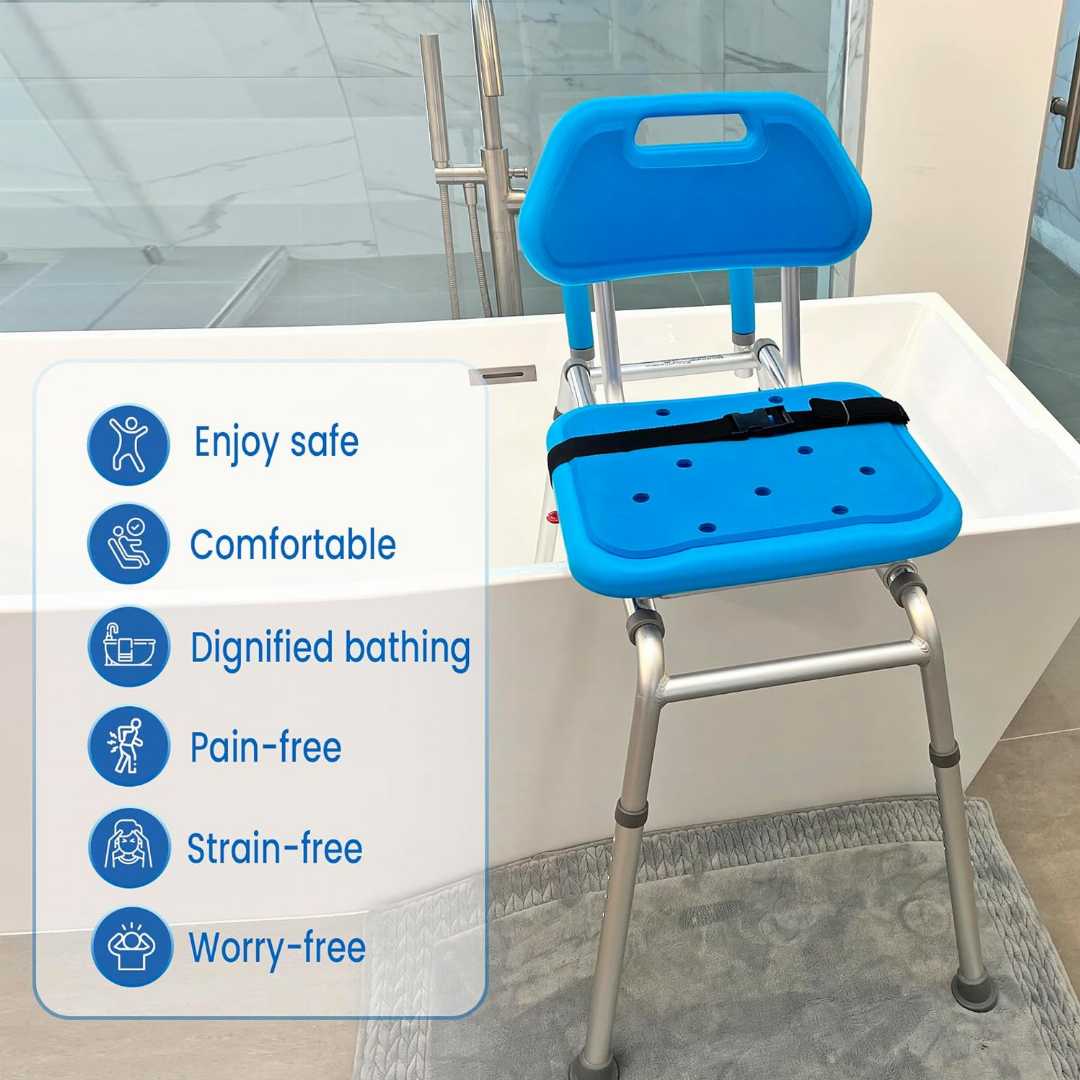 Premium Sliding Shower Chair , Premium Sliding Shower Chair for elders ,Swivel Padded Bath Tub Seat , Swivel Padded Bath Tub Seat for elders, Transfer Bench with Swivel Padded