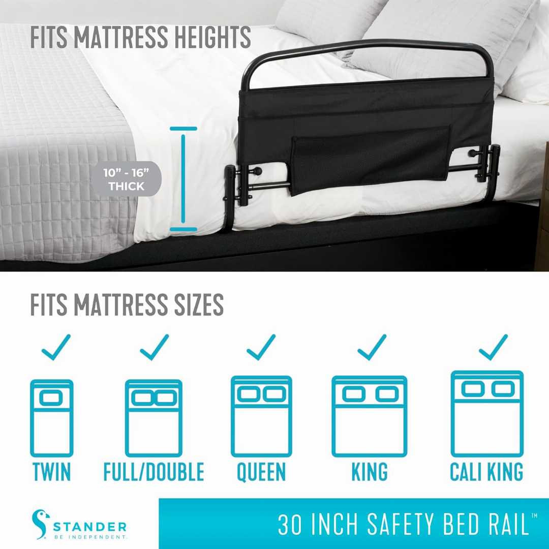 elderly bed support rail, bed support rails elderly, bed rail support for elderly, fall prevention bed rail for seniors, elderly rails for seniors to prevent falls