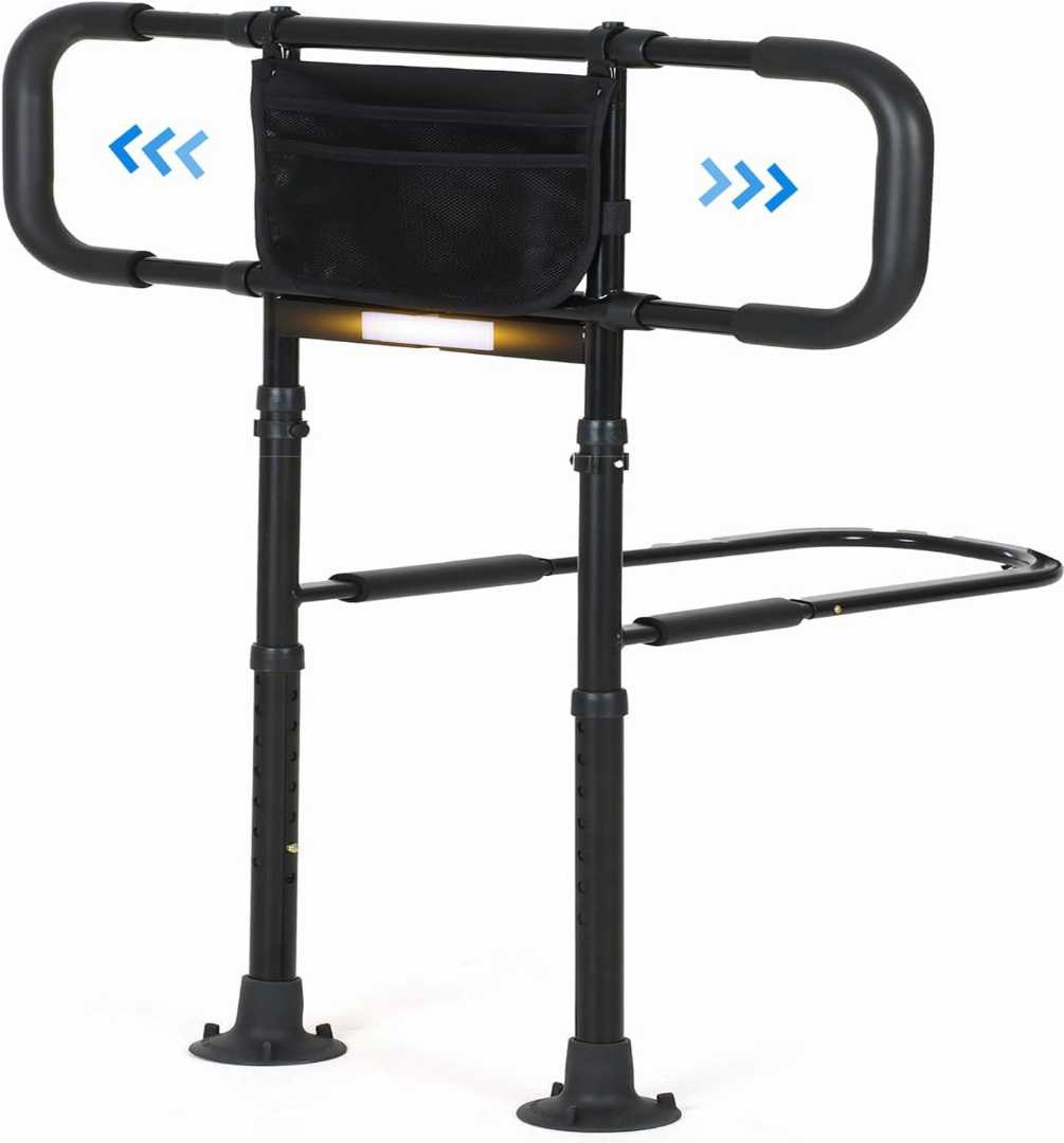 bed assist rail with motion light,bed assist rail with motion light,bed rails for elderly adults safety,easy install bed rail for elderly adults,easy install bed rail for elderly