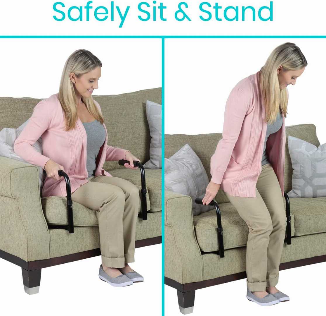 Mobility Standing Aid Rail for elders,Mobility Standing Aid Rail,Mobility Standing Aid Rail for Couch,Mobility Standing Aid Rail for Chair,Safety Grab Bar for Sitting Sofa, Assistance Handle