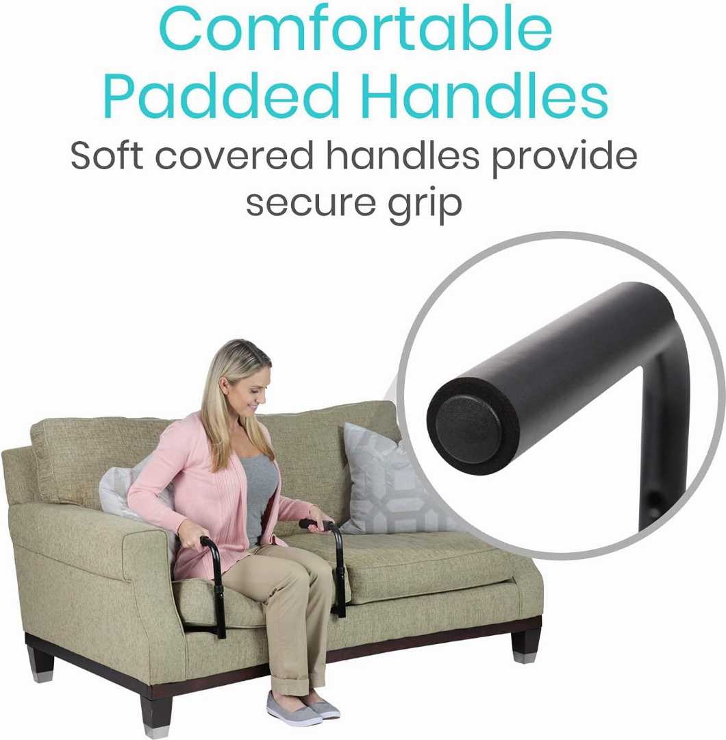 Mobility Standing Aid Rail for elders,Mobility Standing Aid Rail,Mobility Standing Aid Rail for Couch,Mobility Standing Aid Rail for Chair,Safety Grab Bar for Sitting Sofa, Assistance Handle 