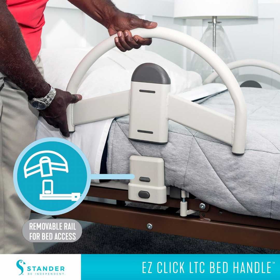 Long Term Care Bed Handle, Safety Assist Medical Railing for Seniors Long Term Care Bed Handle for elders, Long Term Care Bed rails for elders