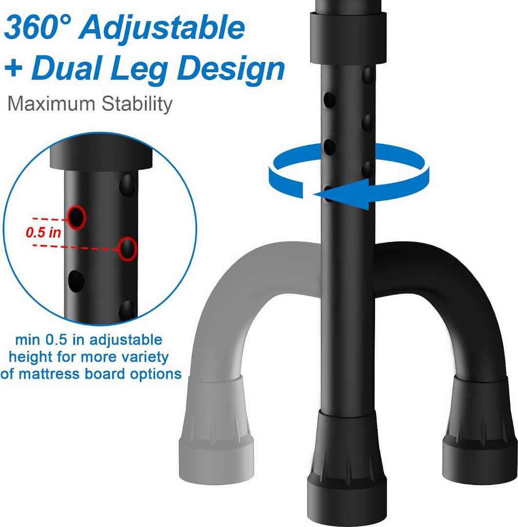 Height Adjustable Bed Side Rails, Height Adjustable Bed Side Rails for seniors,Bed Assist Rails for avoid seniors fall prevention,safety bed rail with storage pouch,home care bed rail for elderly


