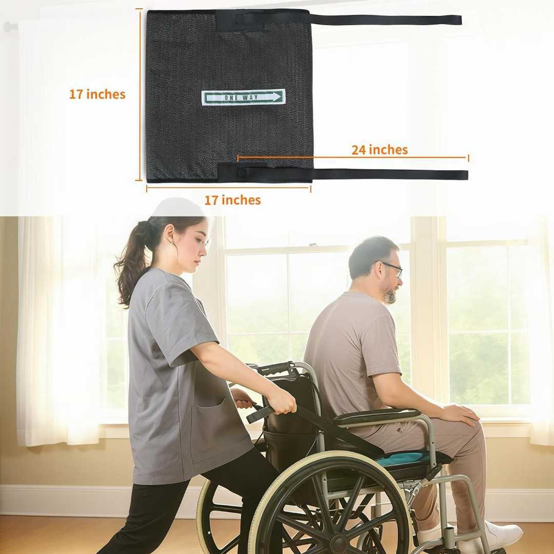 Transfer Support Seat Cushion with Handles , Seat Cushion for Wheelchairs , non slip Seat Cushion for Wheelchairs , Seat Cushion for seniors , Fall Prevention Seat Cushion for elders