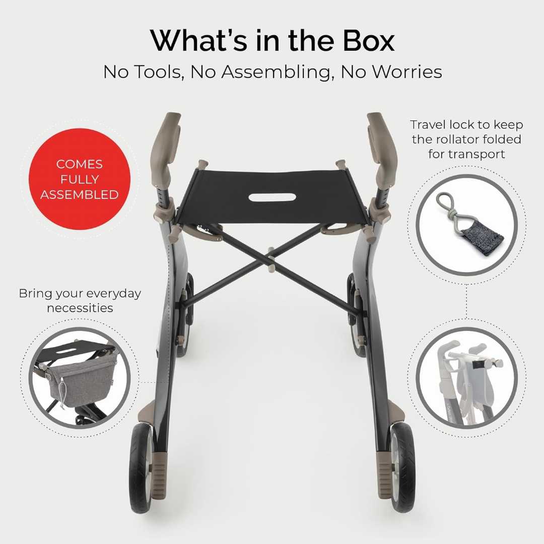 walker with seat, walkers with seats for adults, rollator walker, rollator walker with seat