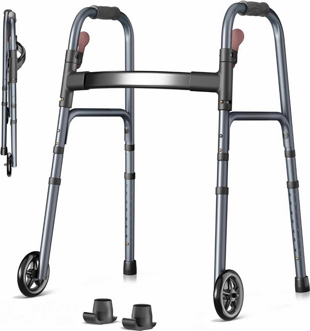 folding walker, folding walker price, adjustable walker, adjustable walker for adults, adjustable baby walker, walker height adjustment.
