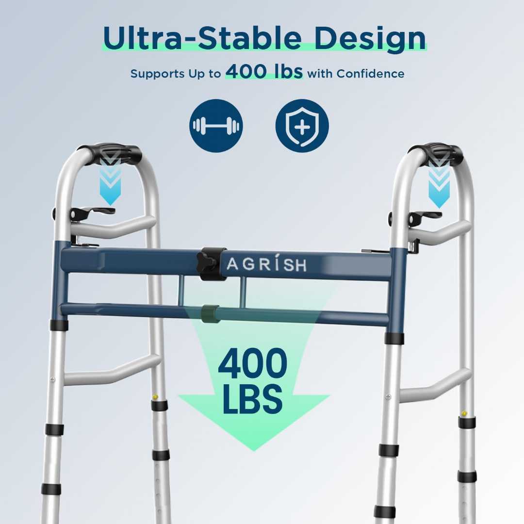 folding walker, folding walker price, adjustable walker, adjustable walker for adults, adjustable baby walker, walker height adjustment.