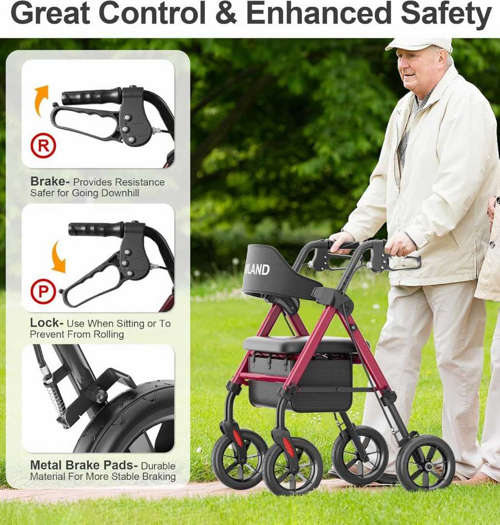 foldable walker, walking support for elderly, walker with seat, walkers with seats for adults, children