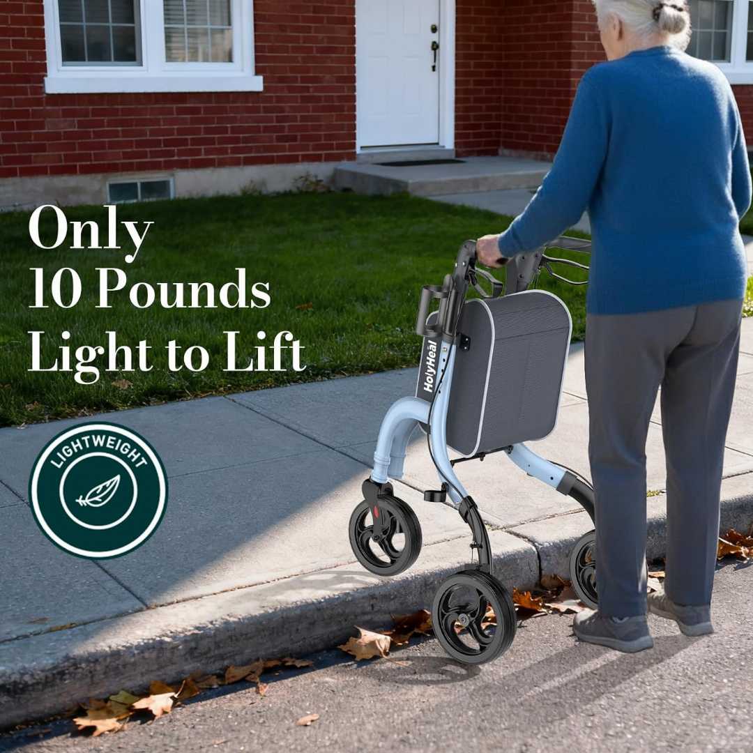 rollator walker, rollator walker with seat, 3 wheel walker for babies, 3 wheel wooden walker for babies.