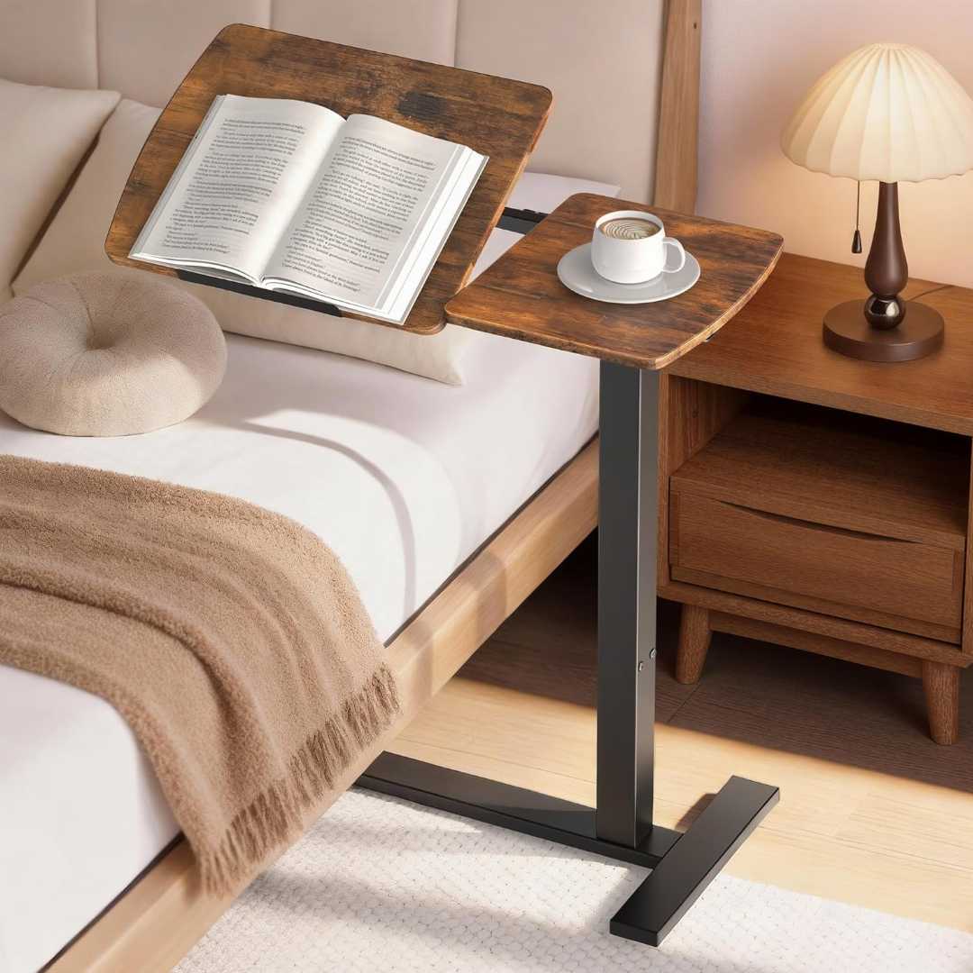 overbed table, overbed table with wheels, adjustable overbed table with storage, overbed tables, adjustable overbed table, used hospital bedside tables near me, what can an overbed table be used for