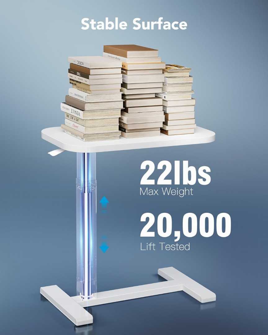 mobile desk, mobile standing desk, mobile computer desk, mobile stand up desk, rolling desk, adjustable desk.