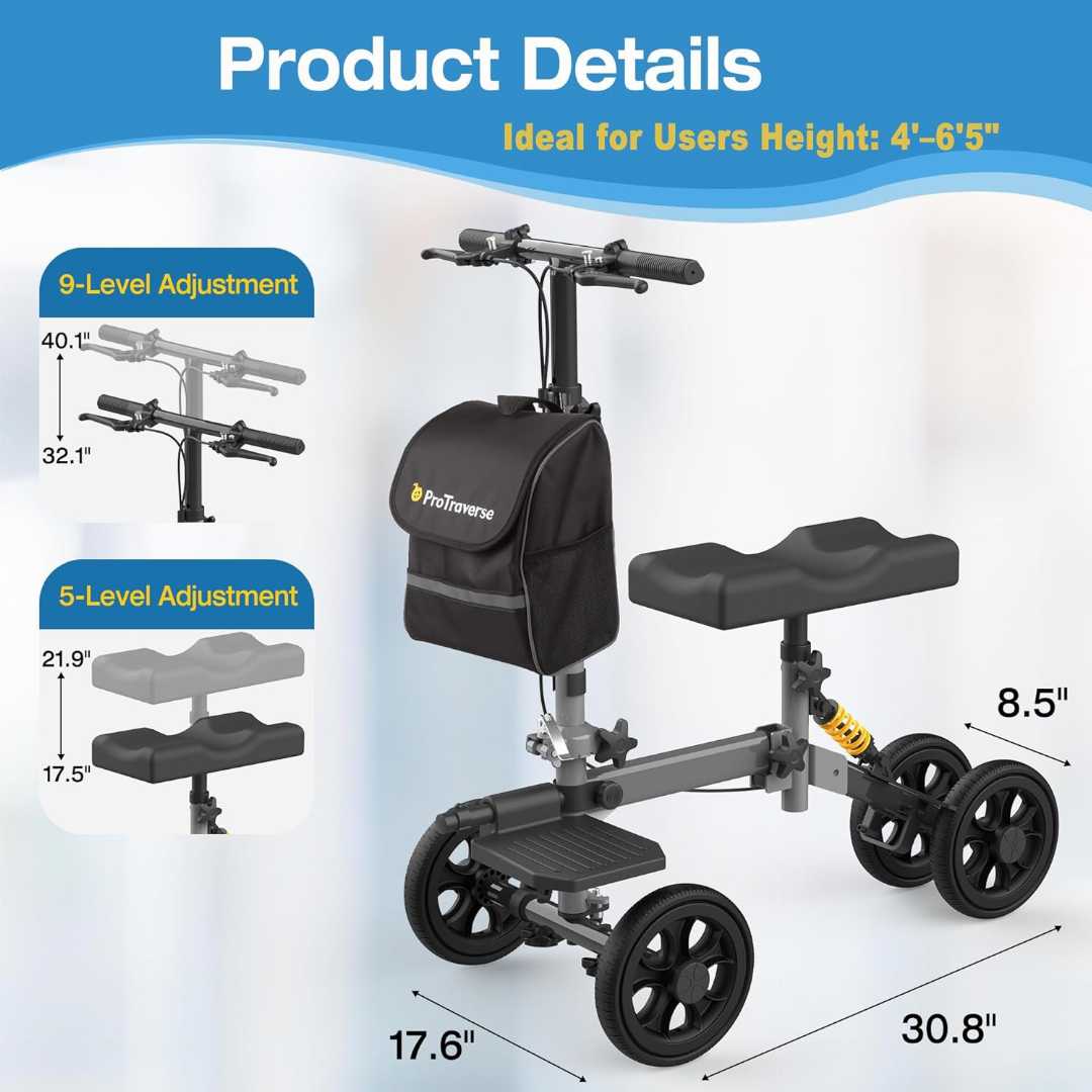 all terrain knee walker, knee scooter rental, lightweight foldable knee scooter, all terrain kneerover steerable knee scooter knee walker, ee walker all terrain, all terrain knee walker rental, knee