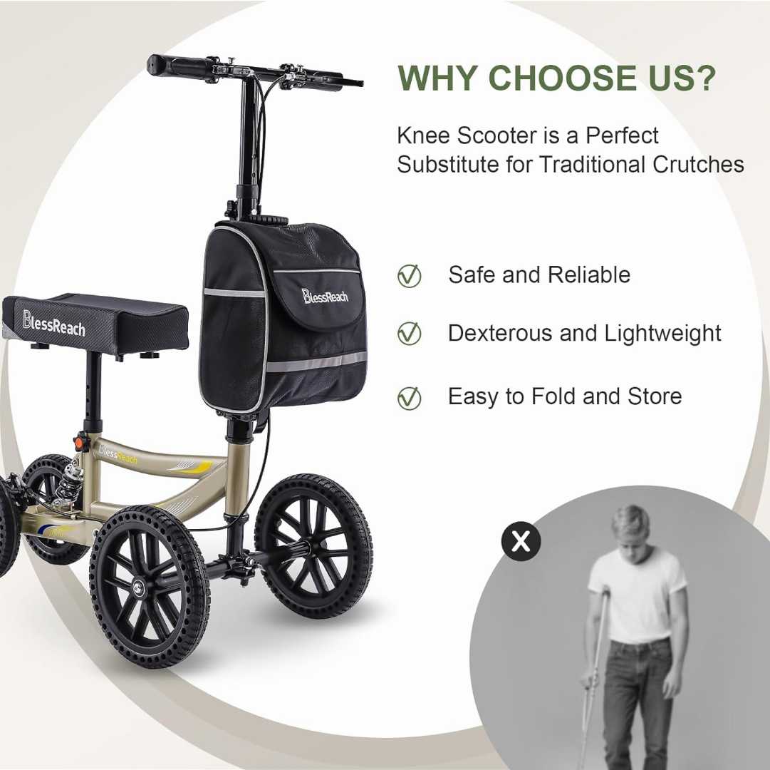 all terrain knee walker, all terrain kneerover steerable knee scooter knee walker, how to use a knee scooter, where can i rent a knee scooter near me.