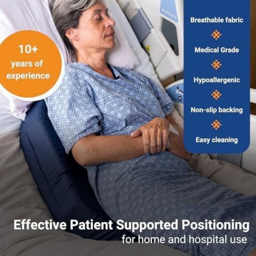 bedsore wedge pillow, positioning pillow, pressure relief cushion, medical wedge pillow, tailbone support, sacrum pillow.