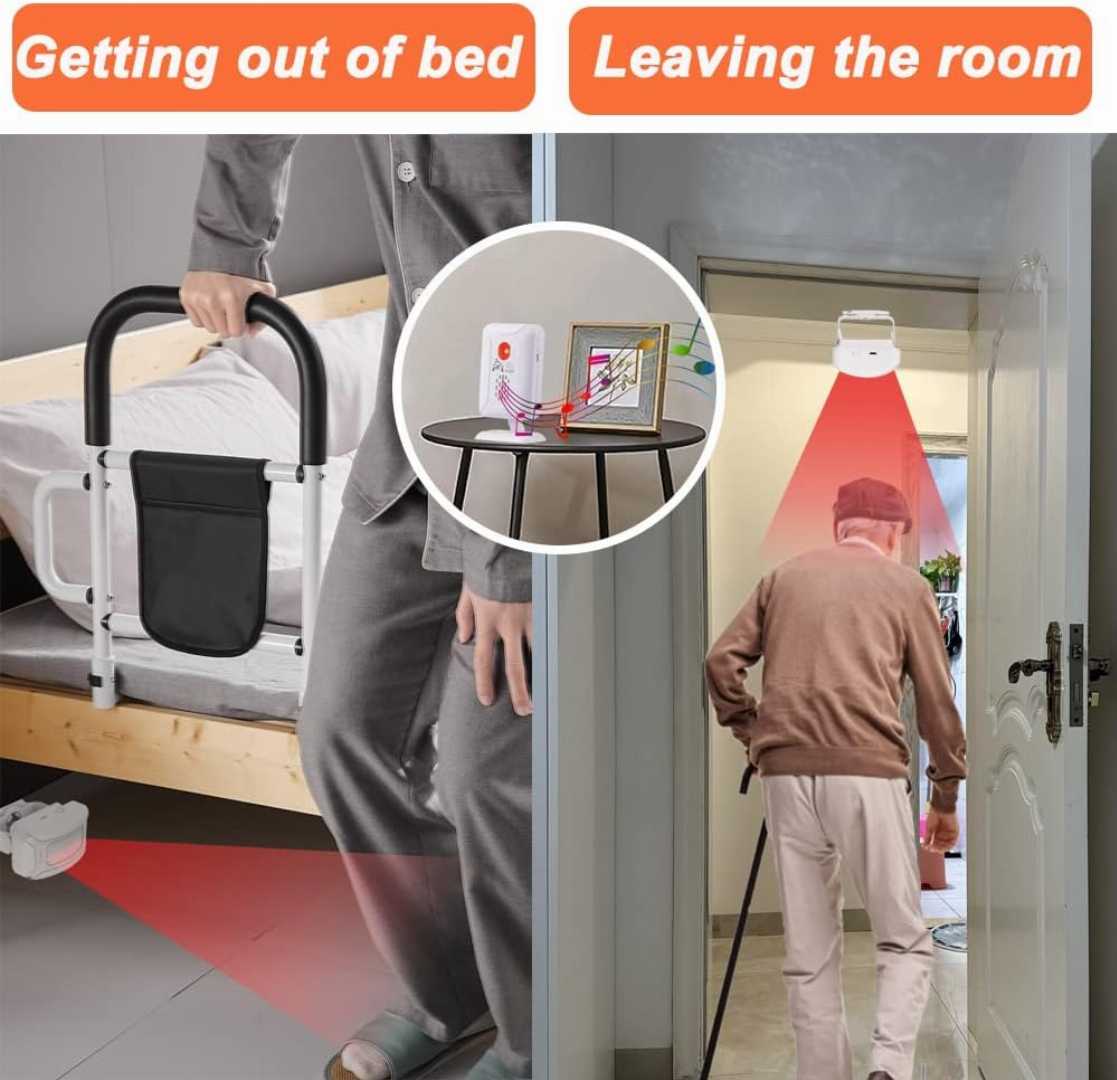 Bed Room Alarm for seniors fall prevention,Room Bed Alarm,Wireless Motion Sensor Alert, Room Bed Alarm for seniors, Wireless Motion Sensor Alert for seniors
