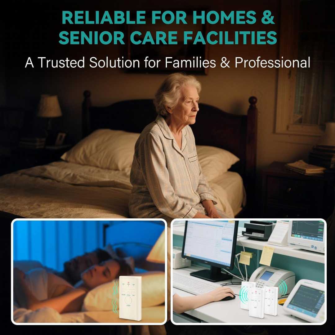 Under Mattress Support alarm , Under Mattress Support alarm for seniors ,Bed Room Alarm for seniors fall prevention,Room Bed Alarm,Wireless Motion Sensor Alert, Room Bed Alarm for seniors