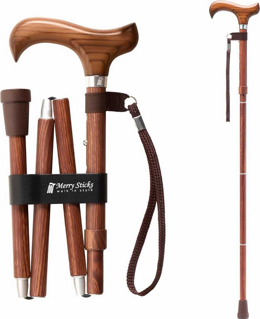  collapsible walking stick for seniors,Walking Cane with ergonomic handle,adjustable height walking stick, portable folding cane for seniors, heavy duty walking cane for men and women