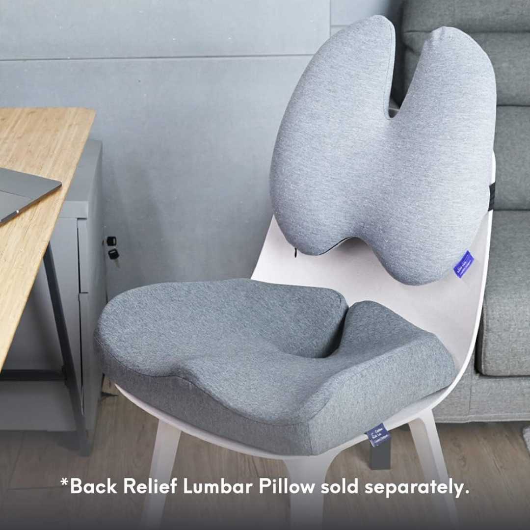 seat cushion, memory foam cushion, pressure relief cushion, sciatica cushion, ergonomic seat cushion, office chair cushion

