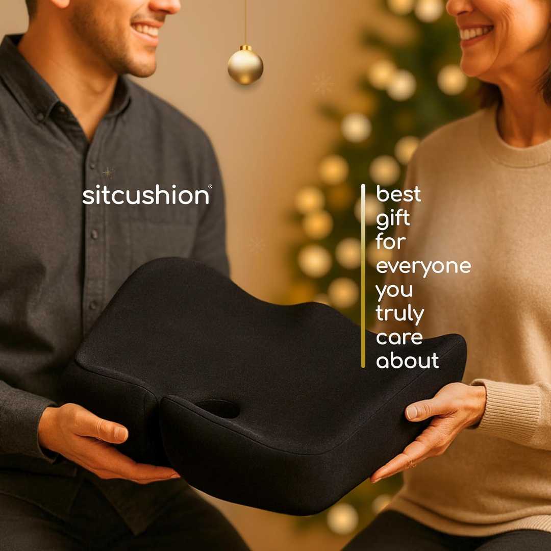  seat cushion, memory foam cushion, tailbone pain relief, sciatica cushion, office chair cushion, back pain support
