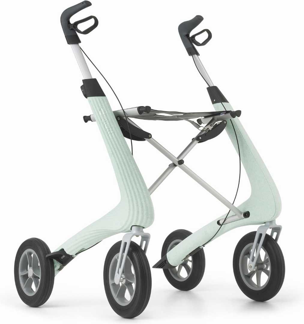 Easy Folding Rollator with Integrated Seat, Lightweight Aluminium Rollator, Lightweight Aluminium Rollator for Indoor & Outdoor, Lightweight Aluminium Rollator for olders