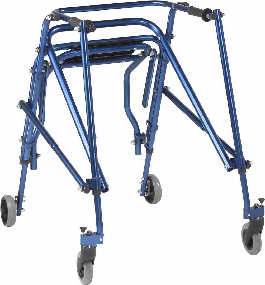 Lightweight Indoor Rollator for Seniors, Foldable Walker with Tray for Seniors, Foldable Walker with Tray and Basket, Walker for Small Spaces, Foldable Walker with Tray and Basket for olders
