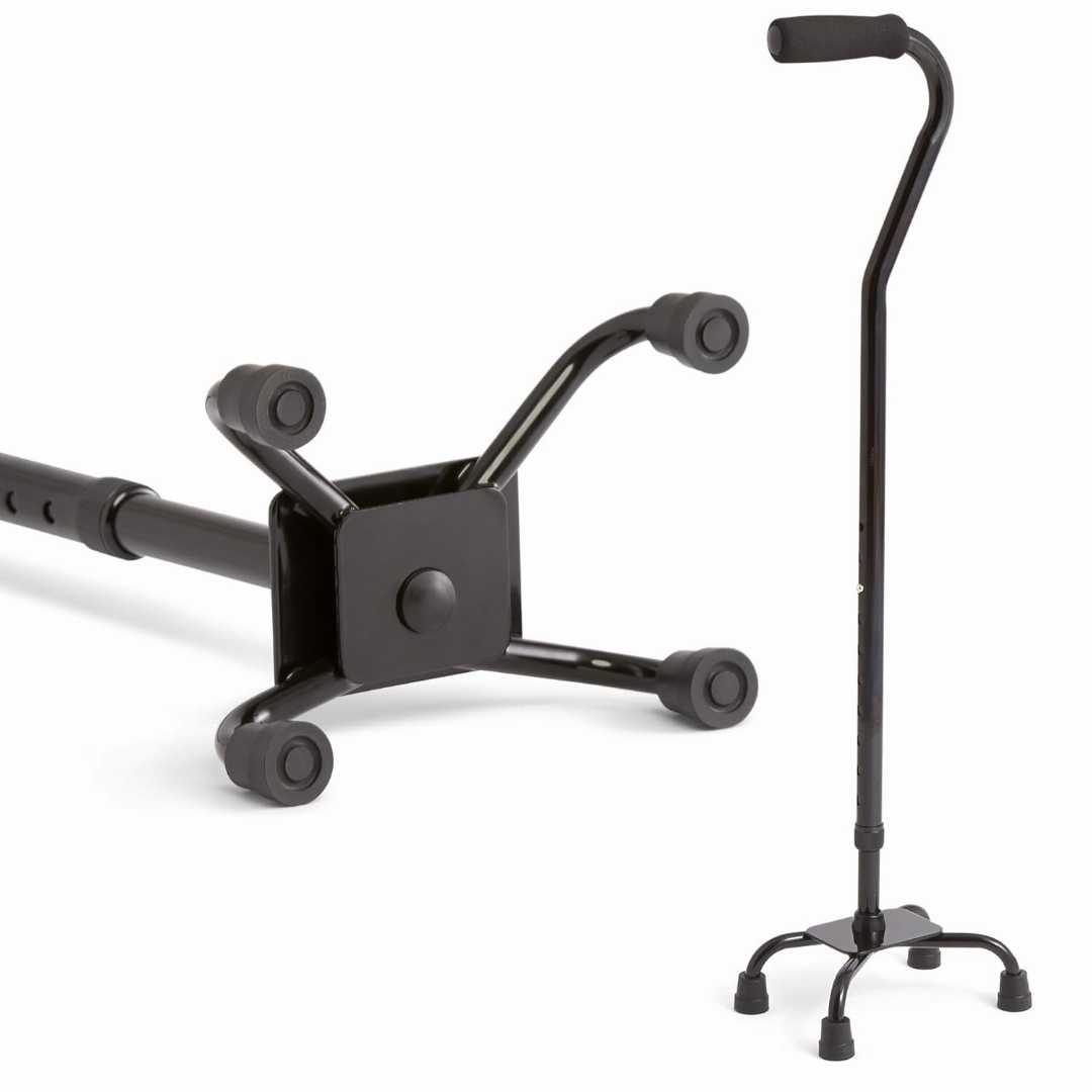 best cane for elderly balance, quad cane, adjustable walking cane, walking cane for seniors, balance support cane, foldable walking cane, mobility aid for elderly, stable walking cane, ergonomic cane