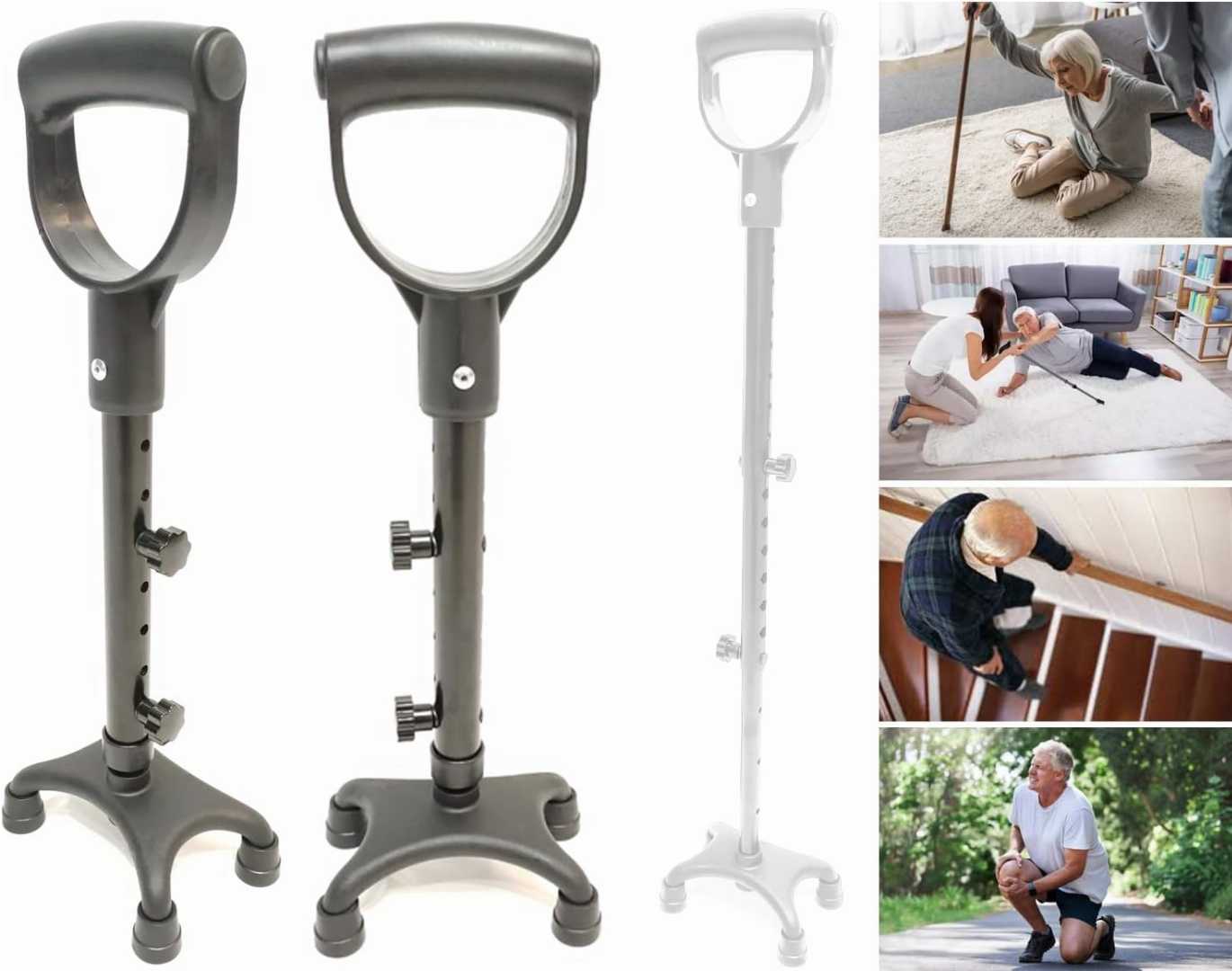 stander cane, stand assist walking cane, elderly support cane, mobility aid for seniors, adjustable walking cane, chair lift assist cane, floor assist cane, stability cane, walking cane for adults, s