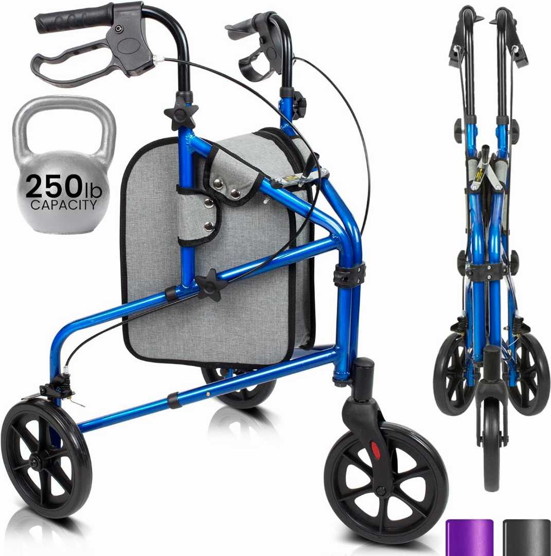 Best Tripod Walker,Tripod Walker ,Best Tripod Walker for Seniors,adjustable height rollator walker